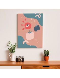 Cuadro Abstracto 35x50cm Canvas  Arte Decorativo Diseño 0053 2