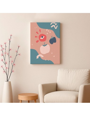 Cuadro Abstracto 35x50cm Canvas  Arte Decorativo Diseño 0053