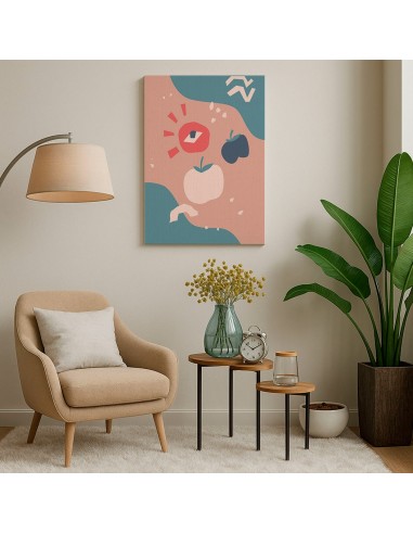 Cuadro Abstracto 35x50cm Canvas  Arte Decorativo Diseño 0053