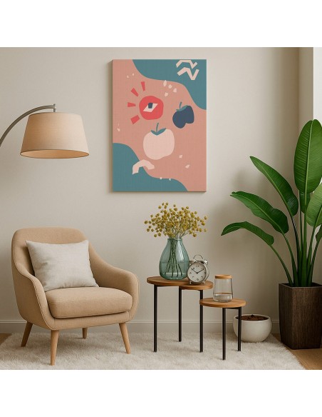 Cuadro Abstracto 35x50cm Canvas  Arte Decorativo Diseño 0053