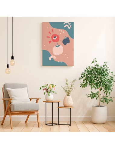 Cuadro Abstracto 35x50cm Canvas  Arte Decorativo Diseño 0053