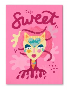 Cuadro Abstracto 35x50cm Canvas  Arte Decorativo Diseño 0063