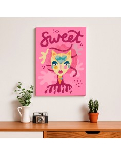 Cuadro Abstracto 35x50cm Canvas  Arte Decorativo Diseño 0063 2