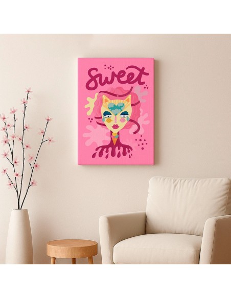 Cuadro Abstracto 35x50cm Canvas  Arte Decorativo Diseño 0063