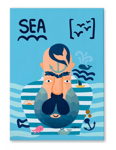 Cuadro Abstracto 35x50cm Canvas  Arte Decorativo Diseño 0064