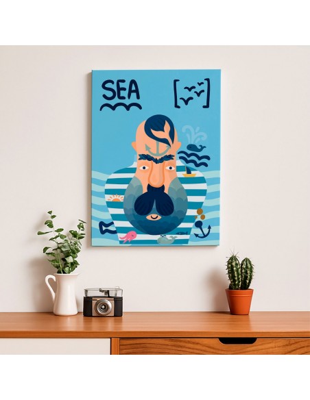 Cuadro Abstracto 35x50cm Canvas  Arte Decorativo Diseño 0064