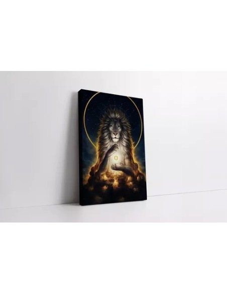 Cuadro Alma De Leon 40x60 Cm Lienzo Canvas