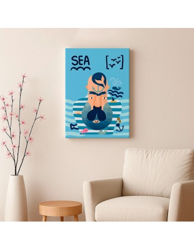 Cuadro Abstracto 35x50cm Canvas  Arte Decorativo Diseño 0064