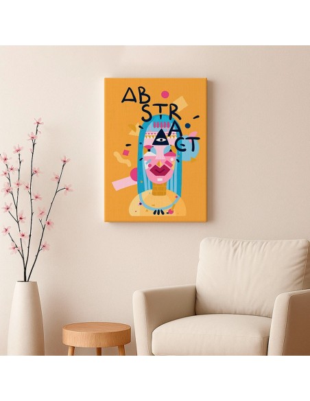 Cuadro Abstracto 35x50cm Canvas  Arte Decorativo Diseño 0065
