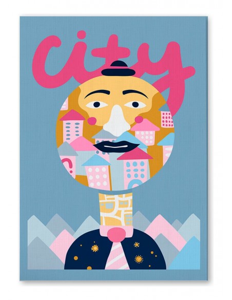 Cuadro Abstracto 35x50cm Canvas  Arte Decorativo Diseño 0066