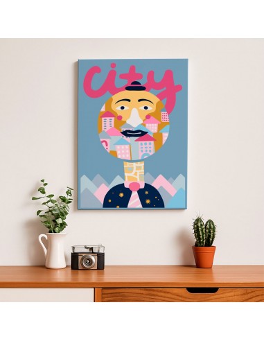 Cuadro Abstracto 35x50cm Canvas  Arte Decorativo Diseño 0066