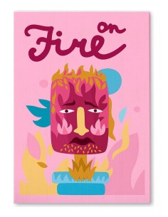 Cuadro Abstracto 35x50cm Canvas  Arte Decorativo Diseño 0068