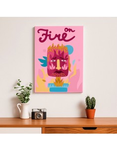 Cuadro Abstracto 35x50cm Canvas  Arte Decorativo Diseño 0068 2