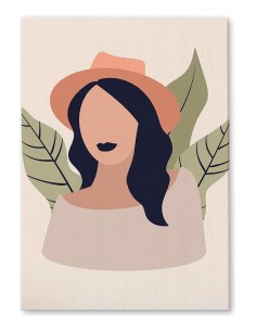 Cuadro Abstracto 35x50cm Canvas  Arte Decorativo Diseño 0069