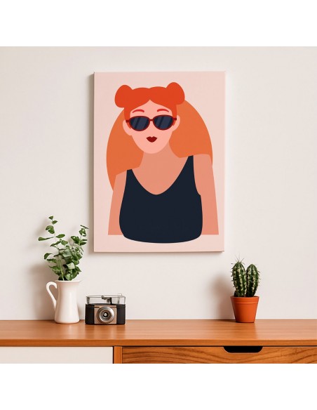 Cuadro Abstracto 35x50cm Canvas  Arte Decorativo Diseño 0072