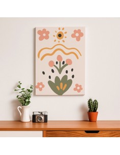 Cuadro Abstracto 35x50cm Canvas  Arte Decorativo Diseño 0078 2