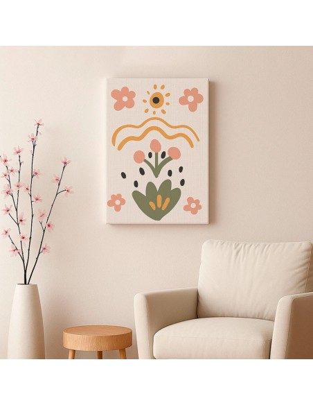 Cuadro Abstracto 35x50cm Canvas  Arte Decorativo Diseño 0078