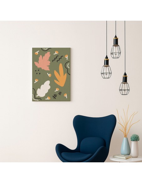 Cuadro Abstracto 35x50cm Canvas  Arte Decorativo Diseño 0079