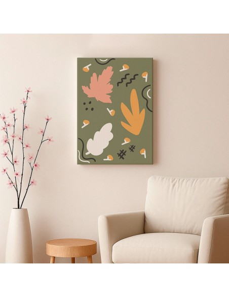 Cuadro Abstracto 35x50cm Canvas  Arte Decorativo Diseño 0079