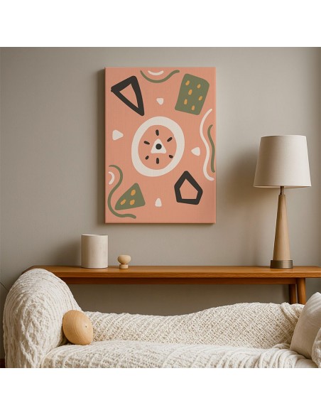Cuadro Abstracto 35x50cm Canvas  Arte Decorativo Diseño 0080