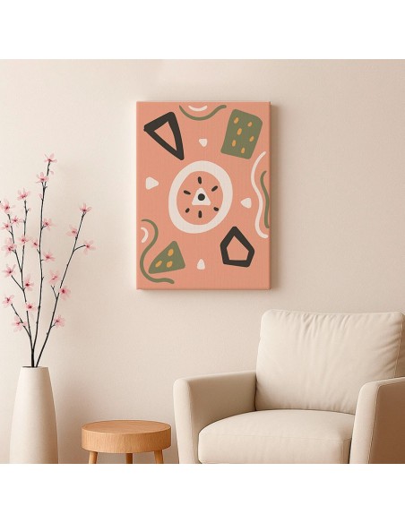 Cuadro Abstracto 35x50cm Canvas  Arte Decorativo Diseño 0080