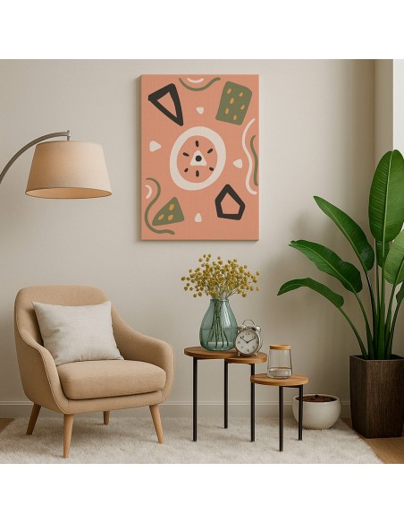 Cuadro Abstracto 35x50cm Canvas  Arte Decorativo Diseño 0080