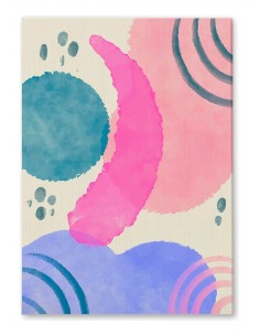 Cuadro Abstracto 35x50cm Canvas  Arte Decorativo Diseño 0081