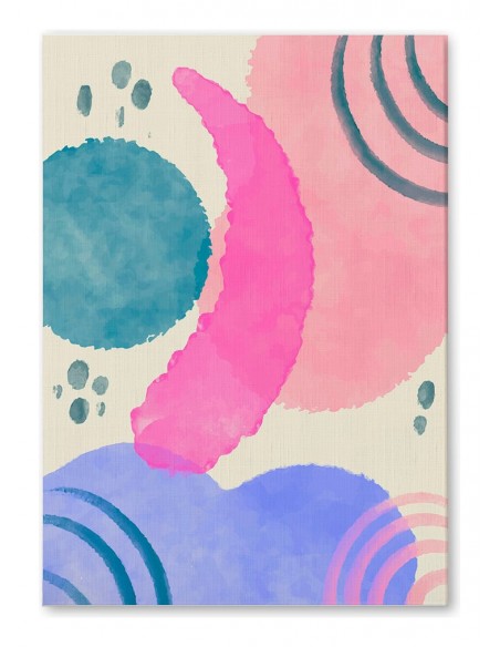 Cuadro Abstracto 35x50cm Canvas  Arte Decorativo Diseño 0081