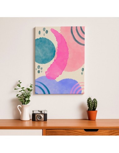 Cuadro Abstracto 35x50cm Canvas  Arte Decorativo Diseño 0081