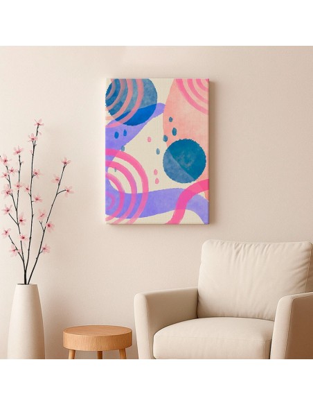 Cuadro Abstracto 35x50cm Canvas  Arte Decorativo Diseño 0082
