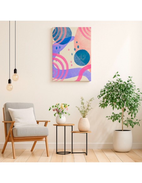 Cuadro Abstracto 35x50cm Canvas  Arte Decorativo Diseño 0082
