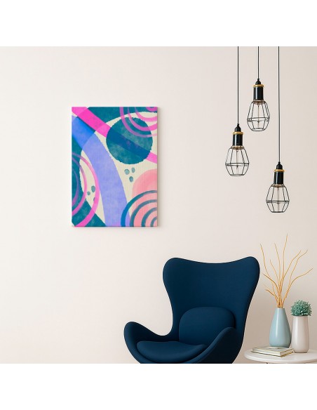 Cuadro Abstracto 35x50cm Canvas  Arte Decorativo Diseño 0083
