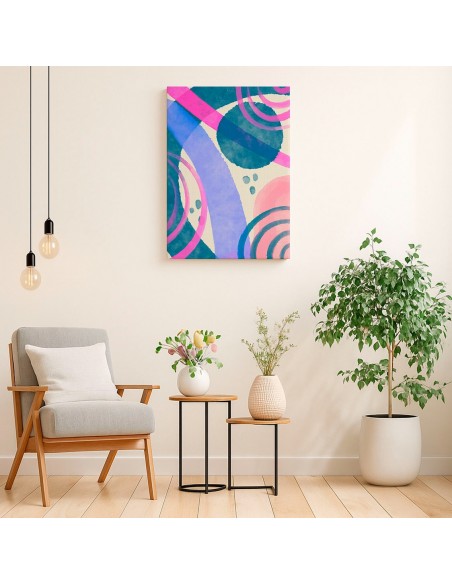 Cuadro Abstracto 35x50cm Canvas  Arte Decorativo Diseño 0083