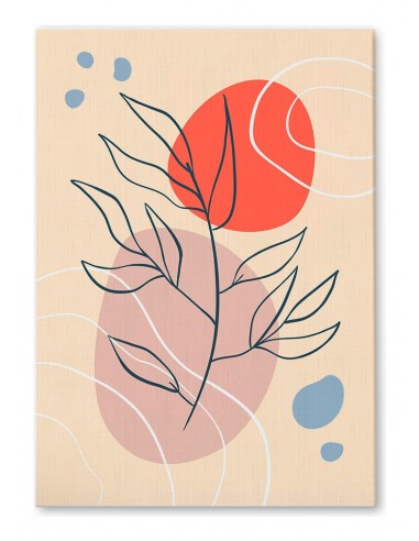 Cuadro Abstracto 35x50cm Canvas  Arte Decorativo Diseño 0084