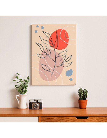 Cuadro Abstracto 35x50cm Canvas  Arte Decorativo Diseño 0084