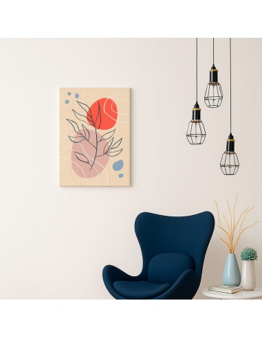 Cuadro Abstracto 35x50cm Canvas  Arte Decorativo Diseño 0084