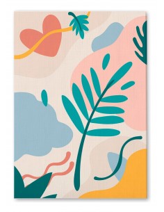 Cuadro Abstracto 35x50cm Canvas  Arte Decorativo Diseño 0087