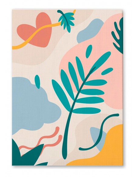 Cuadro Abstracto 35x50cm Canvas  Arte Decorativo Diseño 0087