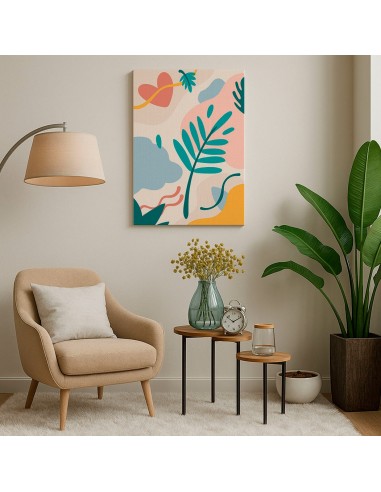 Cuadro Abstracto 35x50cm Canvas  Arte Decorativo Diseño 0087