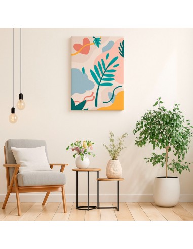 Cuadro Abstracto 35x50cm Canvas  Arte Decorativo Diseño 0087