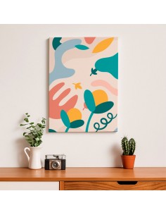 Cuadro Abstracto 35x50cm Canvas  Arte Decorativo Diseño 0088 2