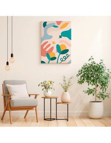 Cuadro Abstracto 35x50cm Canvas  Arte Decorativo Diseño 0088