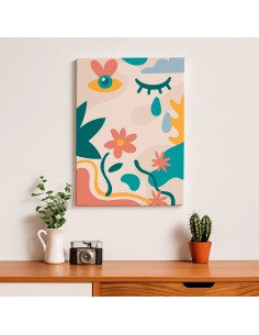 Cuadro Abstracto 35x50cm Canvas  Arte Decorativo Diseño 0089 2