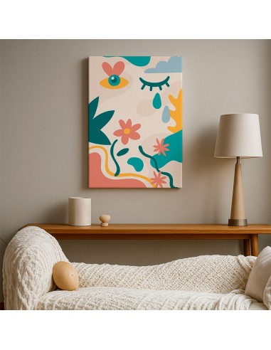 Cuadro Abstracto 35x50cm Canvas  Arte Decorativo Diseño 0089