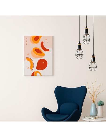 Cuadro Abstracto 35x50cm Canvas  Arte Decorativo Diseño 0091