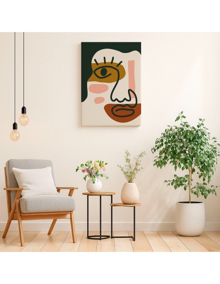 Cuadro Abstracto 35x50cm Canvas  Arte Decorativo Diseño 0093