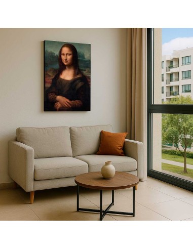 Cuadro Mona Lisa by Leonardo Da Vinci 50x74cm Lienzo Canvas