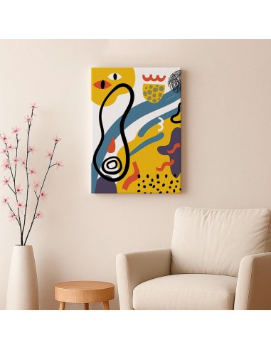 Cuadro Abstracto 35x50cm Canvas  Arte Decorativo Diseño 0096