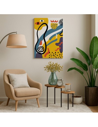 Cuadro Abstracto 35x50cm Canvas  Arte Decorativo Diseño 0096