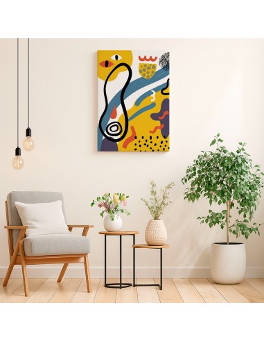 Cuadro Abstracto 35x50cm Canvas  Arte Decorativo Diseño 0096